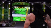 Epic battle of strength in a MITB match (WWE 2k17 ) (2)