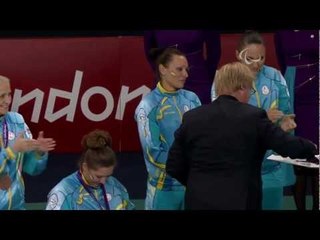 Sitting Volleyball - Women's Victory Ceremony - London 2012 Paralympic Games