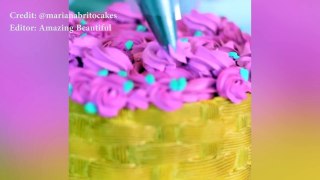 Amazing Cakes Decorating Compilation - The Most Satisfying Cake Decorating Tutorial 2017-0bjMUjk-eMI