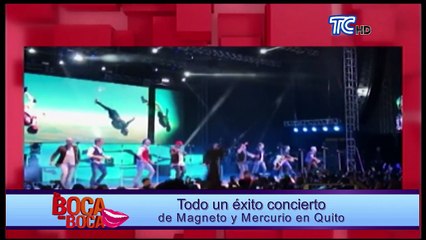 mercurio y magneto dieron espectacular concierto en quito