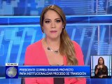 Presidente Correa enviará proyecto para institucionalizar el proceso de transición