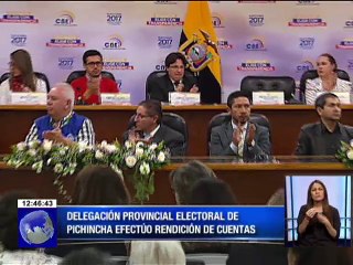 Delegación Provincial electoral de Pichincha efectuó rendición de cuentas