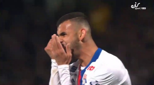 Rachid Ghezzal Begs For Penalty HD - Angers SCO 1-2 Olympique Lyonnais - 28.04.2017