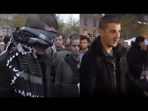 Muslim man says 'I'm not a terrorist', gets hugs from Paris citizens