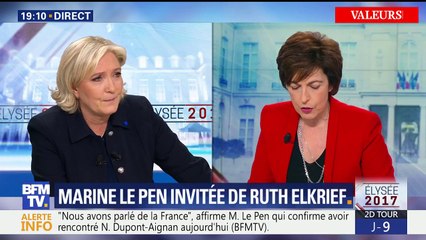 Marine Le Pen remet Zidane à sa place