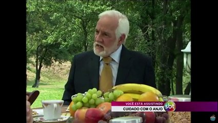 Cuidado com o Anjo - Cecília comenta com Patricio em trazer Malu