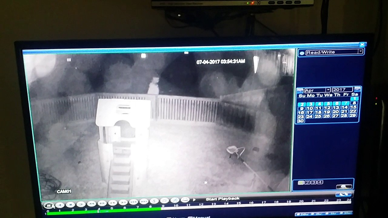 Druggie Steals Slide From Child's Backyard