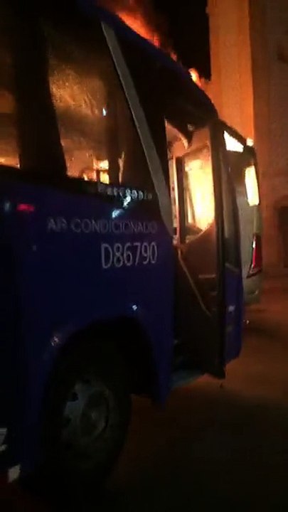 Ônibus incendiados no Rio - greve 28/04/2017