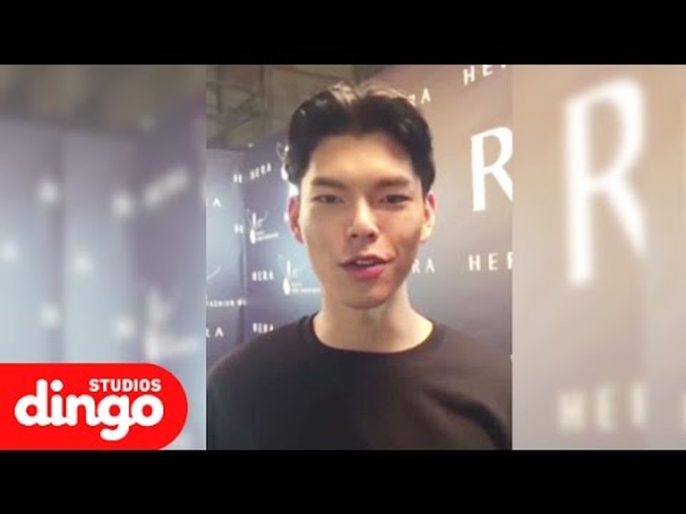 열심열심 똘망똘망 자기소개하는 모델 한승수 - 딩고 X 2015 서울패션위크