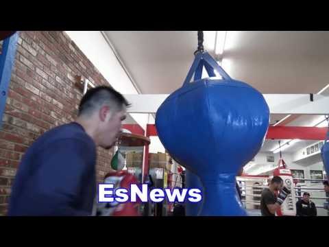 brandon rios landing monster uppercuts working with ricky funez EsNews Boxing