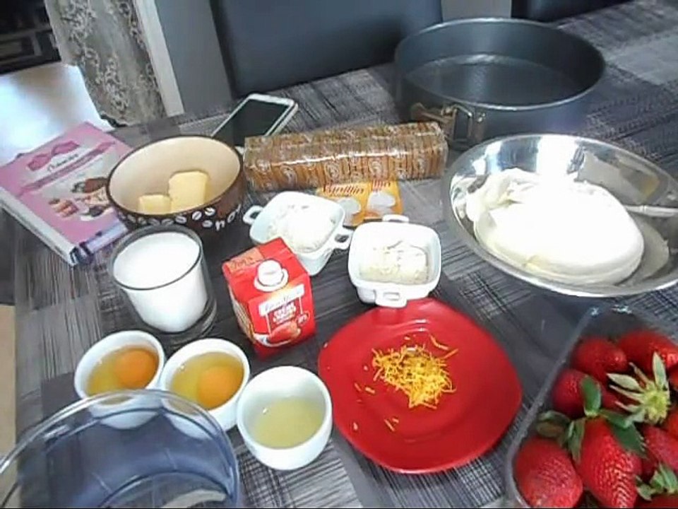 cilekli cheesecake tarifi