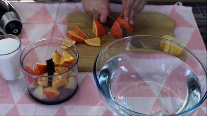 1 portakal ve 1 limon ile kolay limonata nasil yapilir