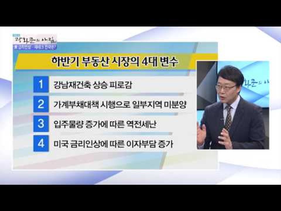 하반기 부동산 시장의 4대 변수는? [광화문의 아침] 321회 20160922