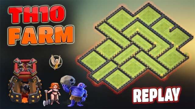 BEST TH10 Farming Base w/ NEW BOMB TOWER | Town Hall 10 Hybrid Base TESTED 2017 | Clash of Clans