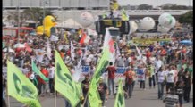 La huelga contra las reformas promovidas por Temer se siente en todo Brasil