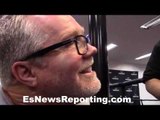 Freddie Roach on the WORST SPARRING EVER - EsNews Boxing