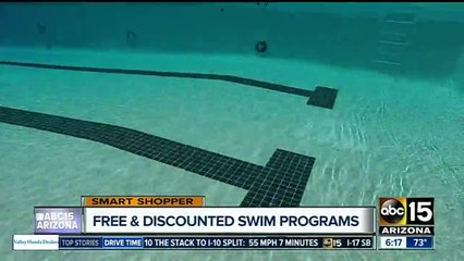 Take free water safety classes for free over the summer!