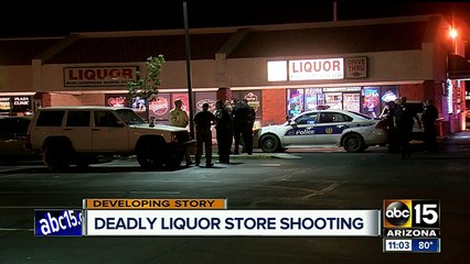 One dead and one hurt in shooting near liquor store