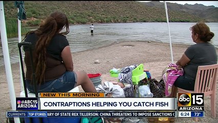 Contraptions helping you catch fish