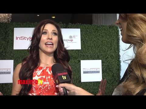 Sharna Burgess Interview 2013 Inspiration Awards ARRIVALS - Dancing With The Stars