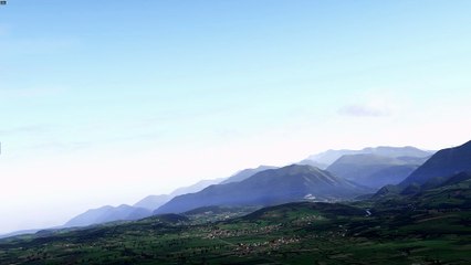 X-Plane survol Oloron