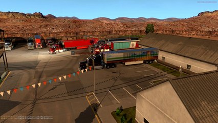 American Truck Simulator - Convoi Makkedinho du 22 Avril 2017 (Partie 1)