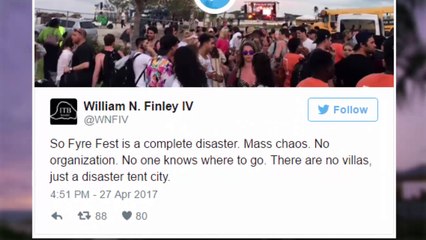 Fyre Festival turns from 'luxury' to 'disaster'