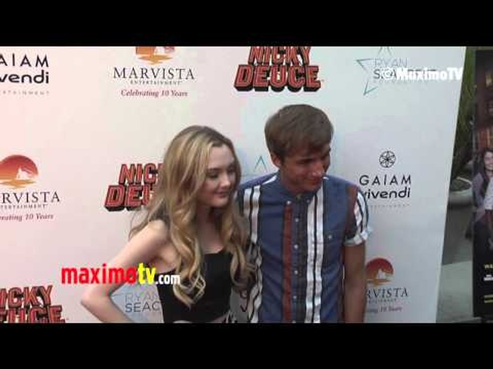 Victory Van Tuyl and Lucas Cruikshank "Nicky Deuce" Premiere