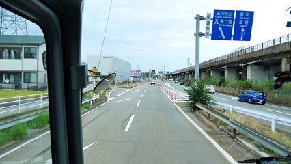 西日本JRバス 北陸道青春昼特急大阪号 前面展望 コスモフェリーターミナル・大阪駅高速バスターミナル～福井駅・金沢駅 part 7/7