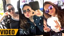 Kareena Kapoor's Car Ride With Karisma, Malaika & Amrita