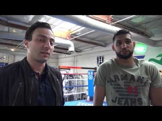 amir khan visiting los angeles this weekend goes straight to work