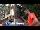 Amir Khan Road Working - Running With The Boxing Superstar In LA EsNews Boxing