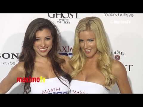 Samantha Brooks (Miss Santa Monica 2013) 2013 Maxim Hot 100 Party Green Carpet ARRIVALS