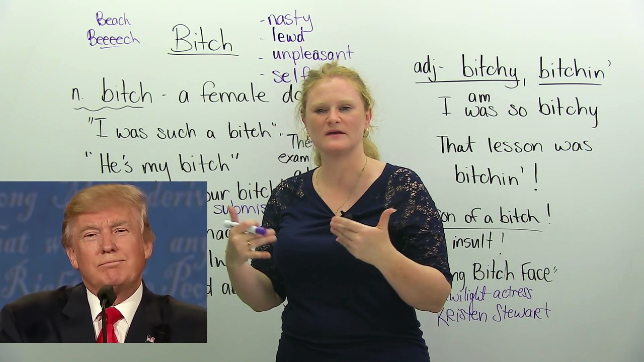 Learn English Slang- BITCH - Learn Englist 123