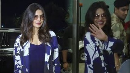 Priyanka Chopra Leaves India For Baywatch Promotions | Meets Media At Airport