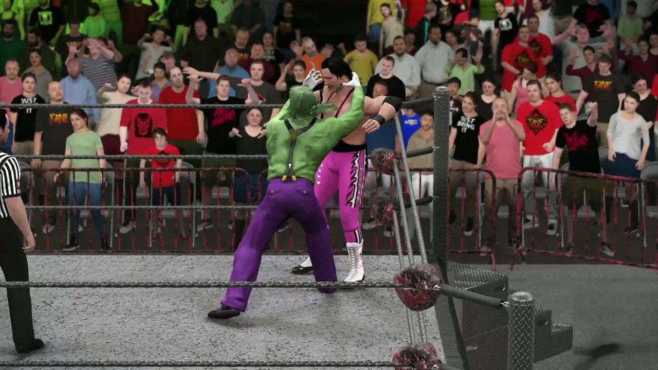 WWE 2K17 the joker v bret hitman hart
