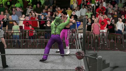 WWE 2K17 the joker v bret hitman hart