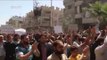 Protesters Rally Against Fighting Between Rebel Factions in East Damascus Province