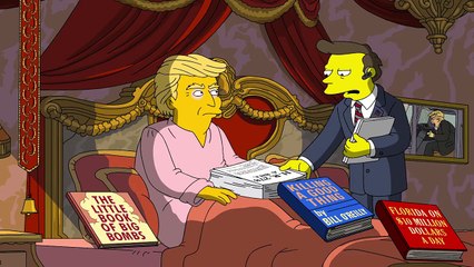 Donald Trump's First 100 Days In Office - Season 28 - THE SIMPSONS