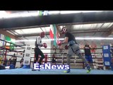 world class boxers sparring in oxnard - EsNews Boxing