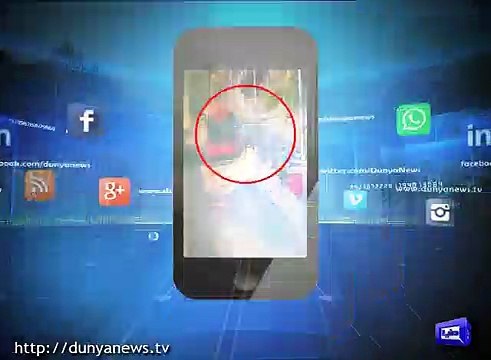 CCTV Footage of Girl Falling off Metro Bus and Run Over by the Bus in Rawalpindi