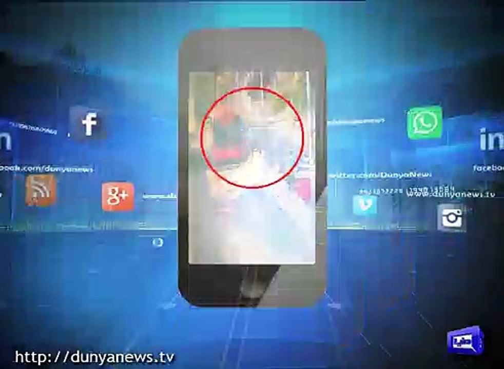 CCTV Footage of Girl Falling off Metro Bus and Run Over by the Bus in Rawalpindi