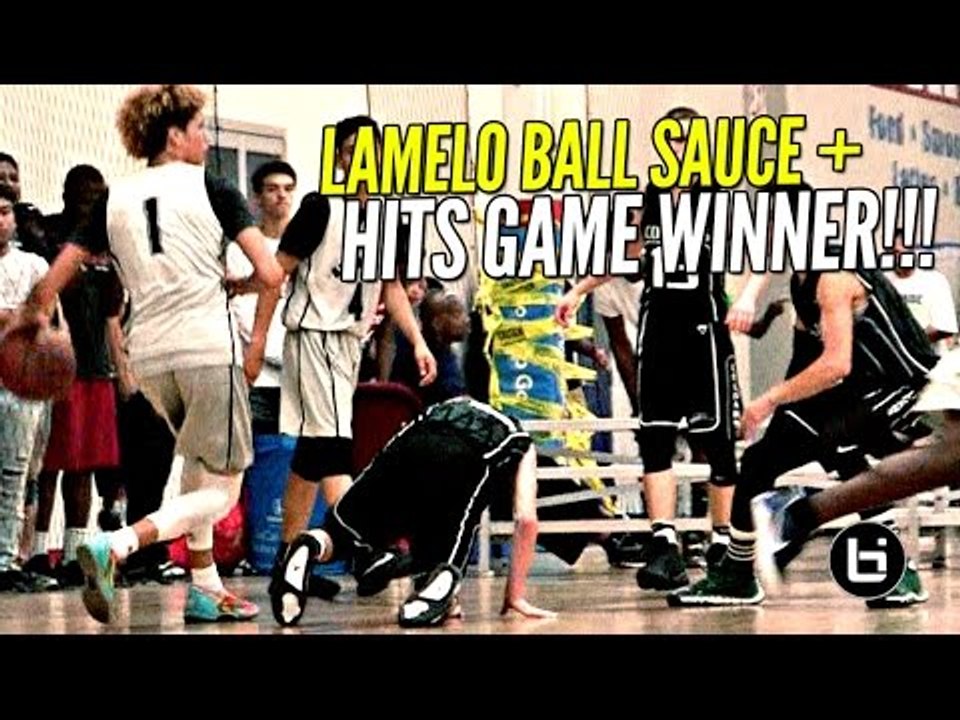 LaMelo Ball EXTRA SAUCY Today & Hits GAME WINNER w/ Lonzo & LiAngelo Watching!!!