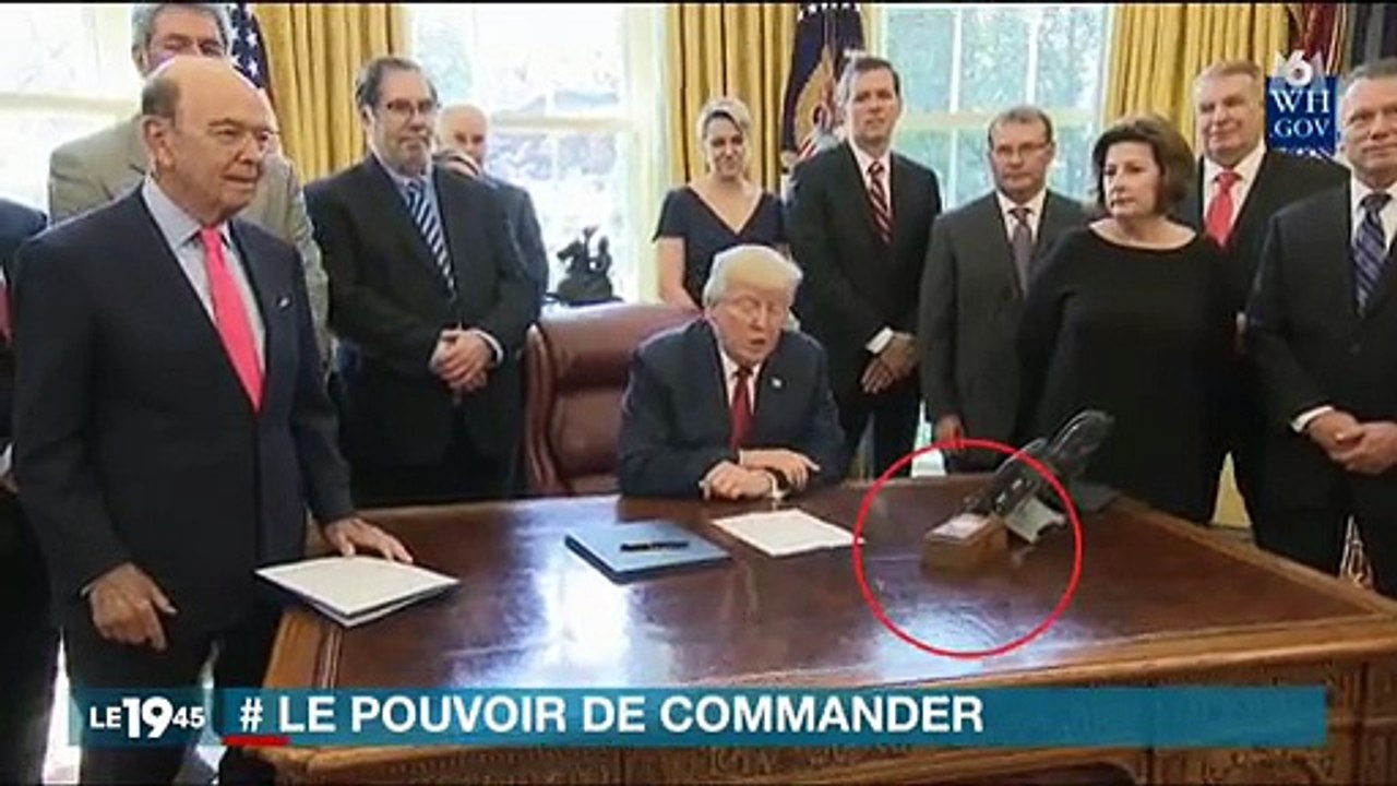 À quoi sert le bouton rouge sur le bureau de Donald Trump ? Voici la réponse