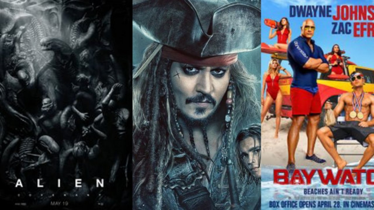 May film  preview: Alien Covenant, Salazar's Revenge, and Baywatch
