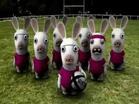 All Blacks et les Lapins crétins