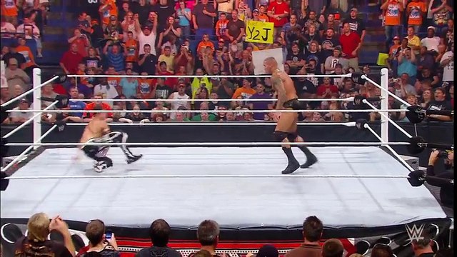 Randy Orton RKOs Evan Bourne in mid-air- Raw, July 12, 2010
