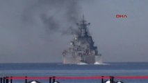 Çanakkale Rus Savaş Gemisi Çanakkale Boğazı'ndan Geçti