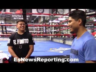 Mikey Garcia's reaction on Angel Garcia after GGG vs Jacobs - EsNews Boxing