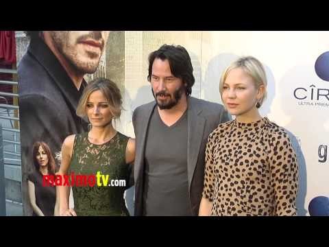 Keanu Reeves, Bojana Novakovic and Adelaide Clemens Generation Um... LA Premiere
